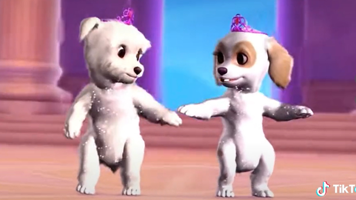 Dancing Barbie Dogs Meme Template