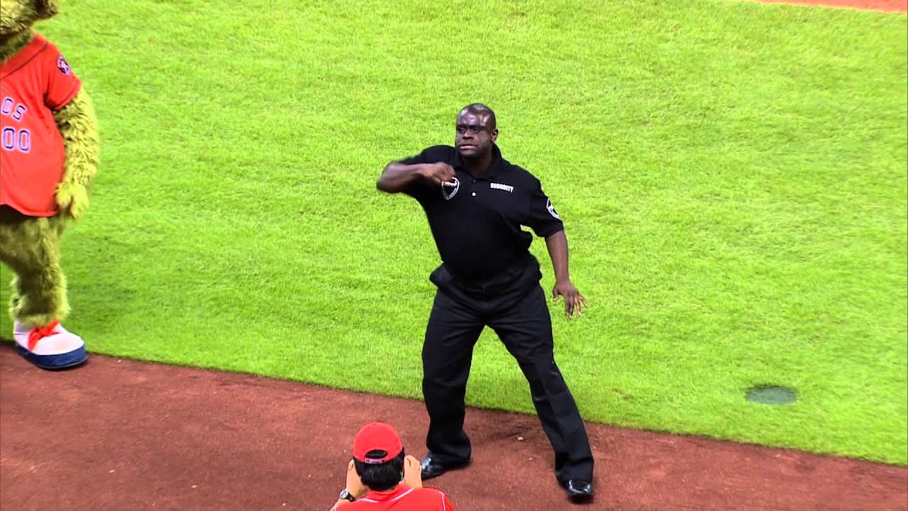 Dancing Security Guard