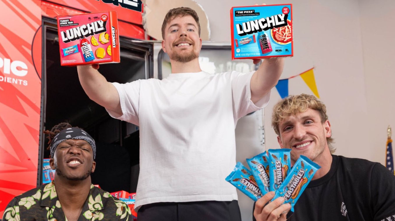DanTDM vs. MrBeast, KSI and Logan Paul's "Lunchly"