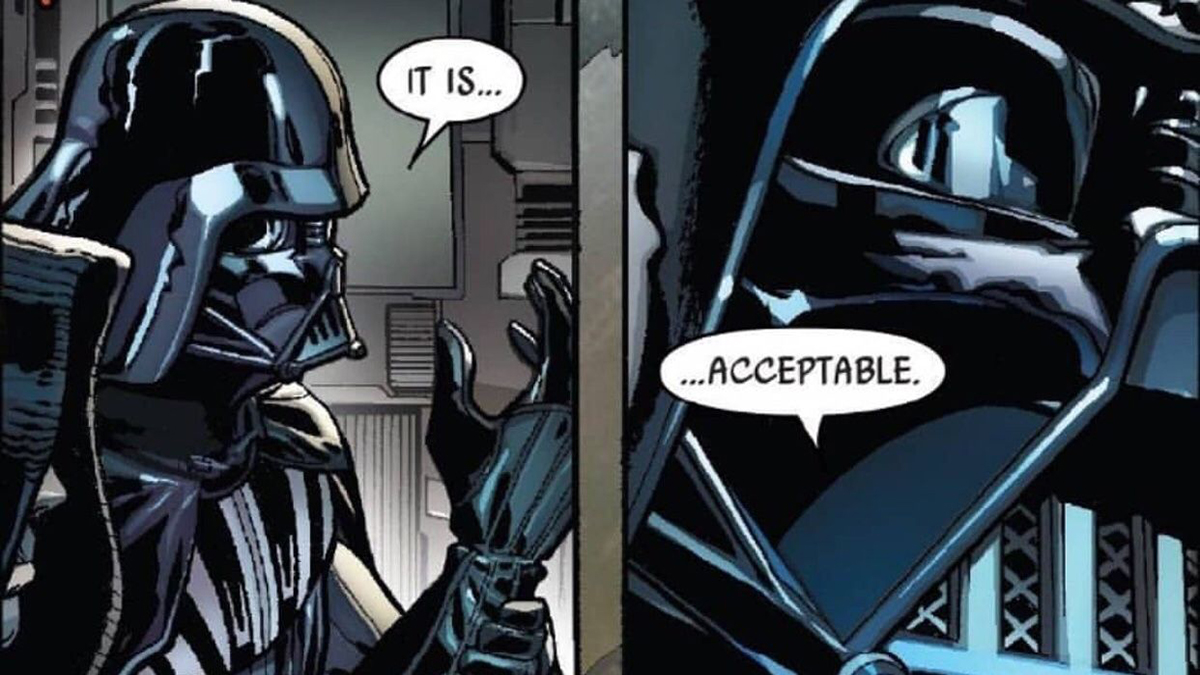 Darth Vader's "It Is Acceptable" Meme Template