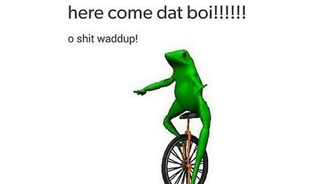 Dat Boi Meme Template