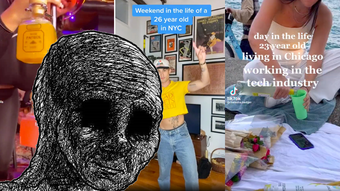 Day In The Life Vlogs / Adult Daycare Meme Template