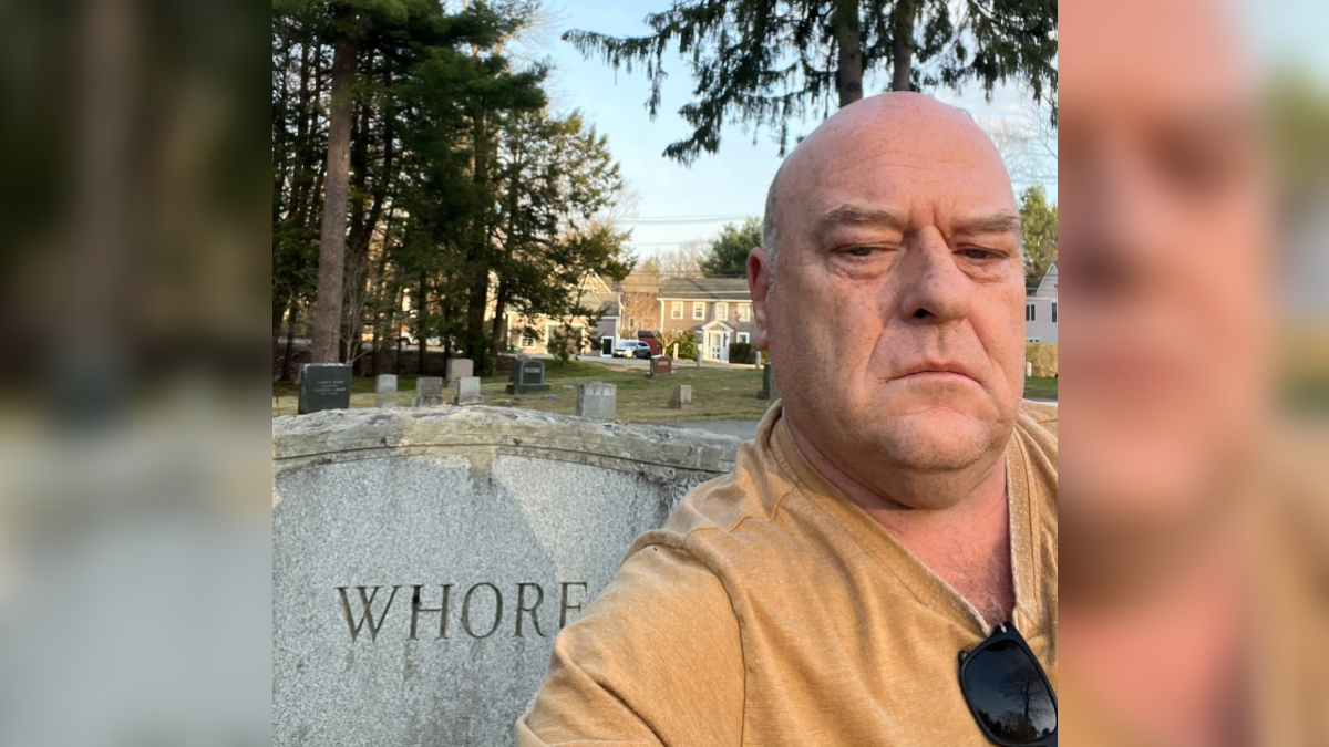 Dean Norris' Gravestone Selfie Meme Template