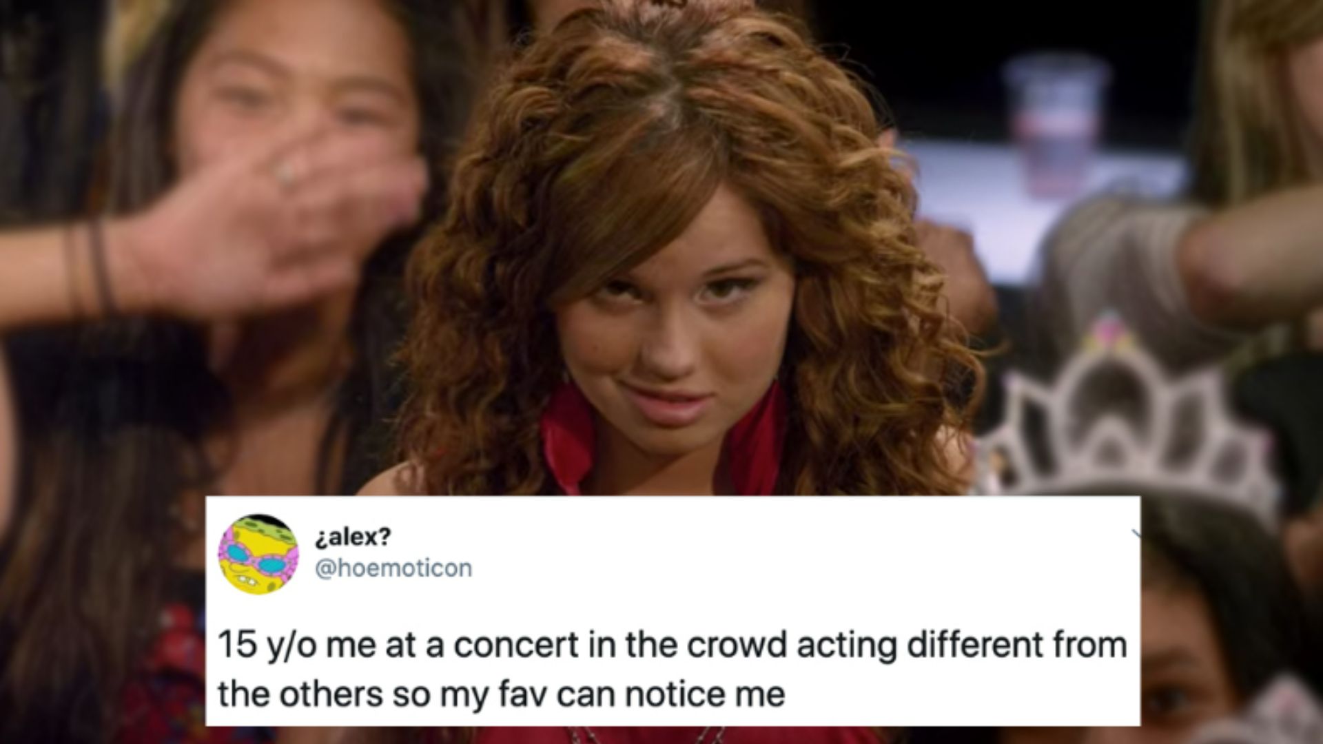 Debby Ryan Smirk Meme Template