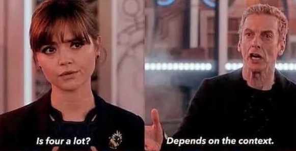 Depends On the Context Meme Template