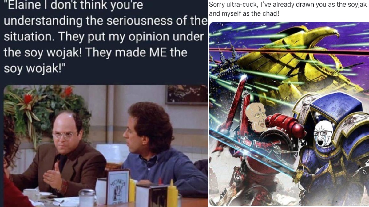 Depicted As a Soyjak Meme Template