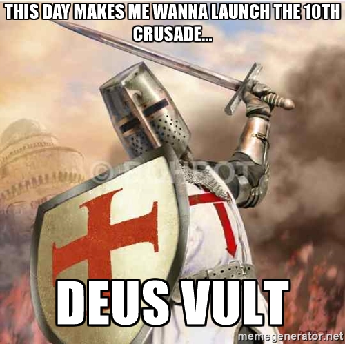 Deus Vult Meme Template