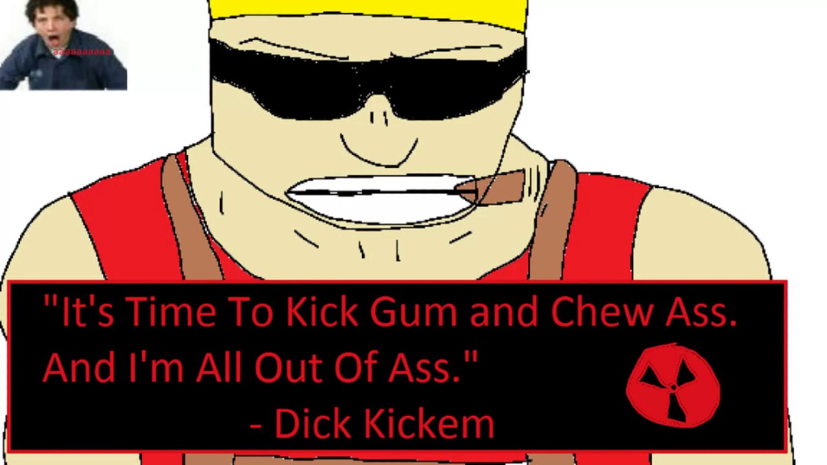 Dick Kickem Meme Template