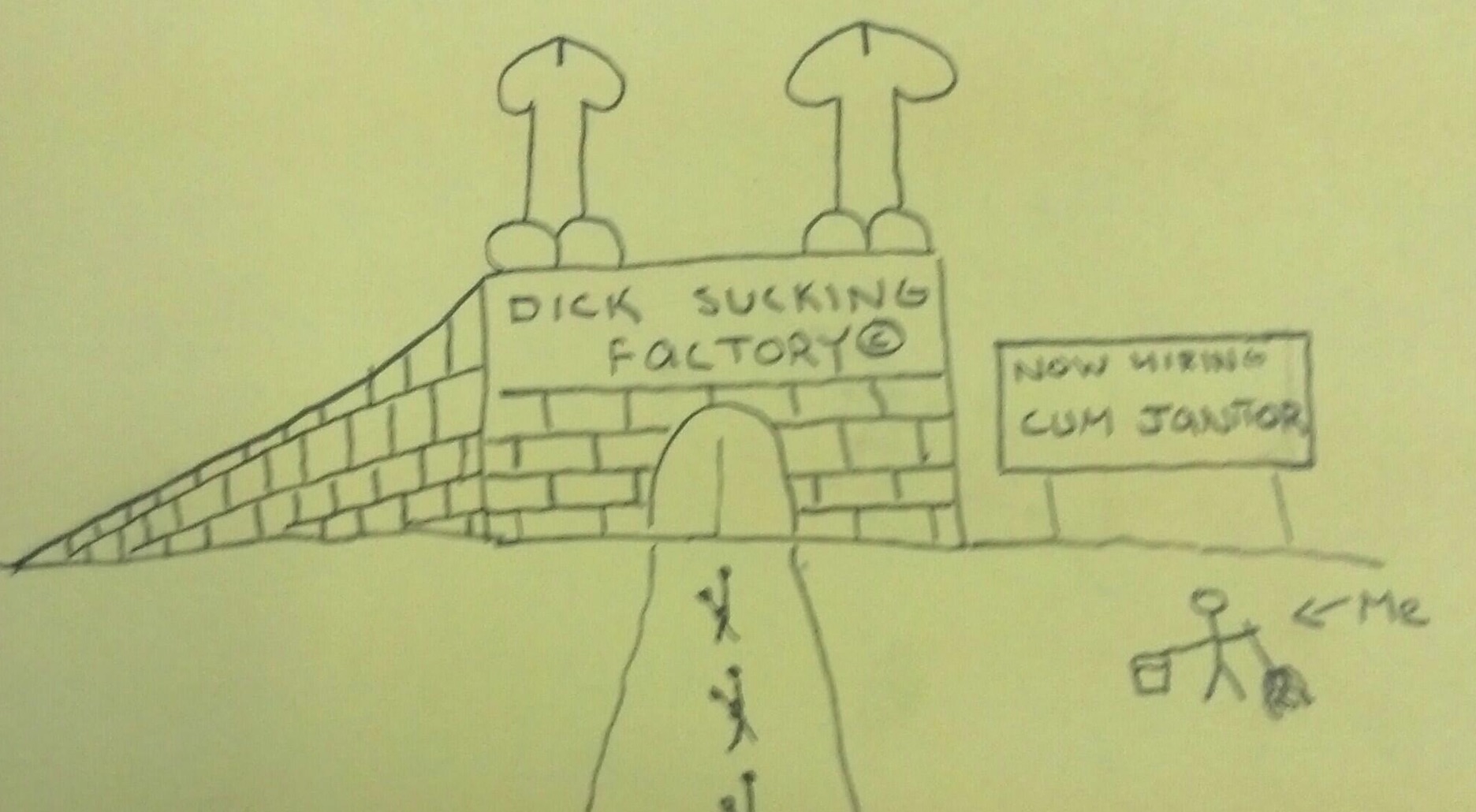 Dick Sucking Factory Meme Template