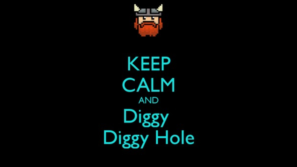 Diggy Diggy Hole Meme Template