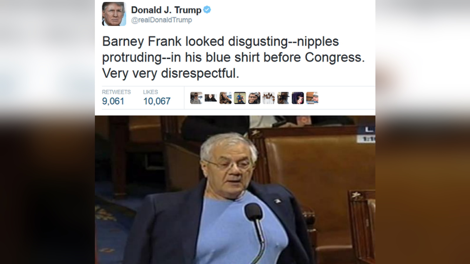 Disgusting, Nipples Protruding