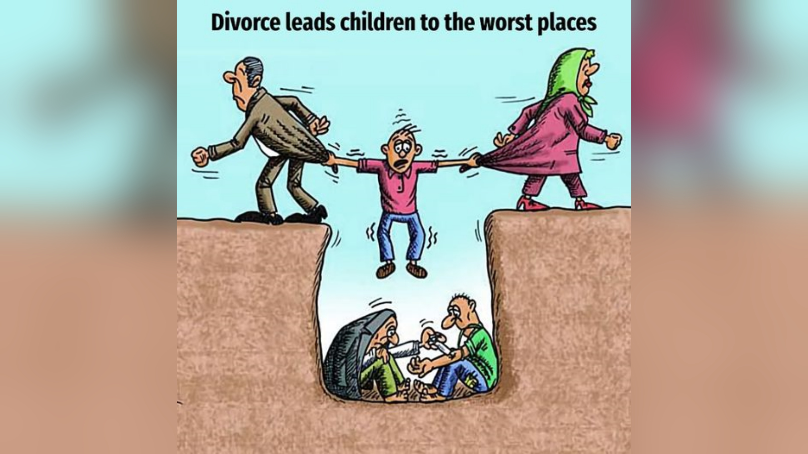 Divorce Leads Children to the Worst Places