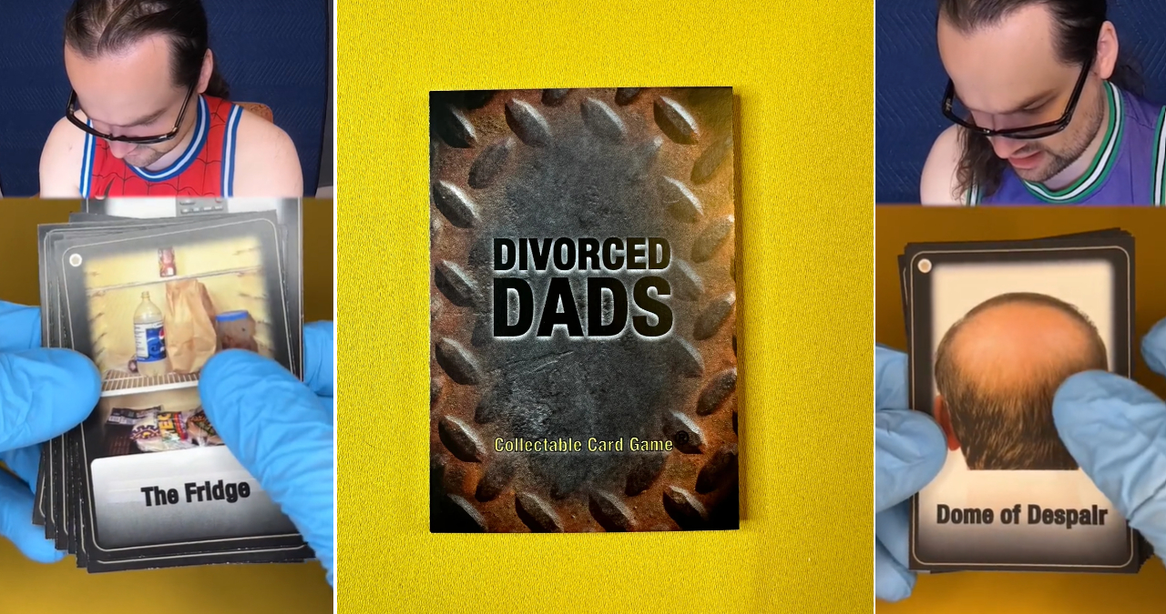 Divorced Dads Trading Cards Meme Template