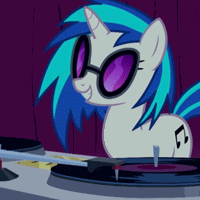 DJ P0N-3 / Vinyl Scratch Meme Template