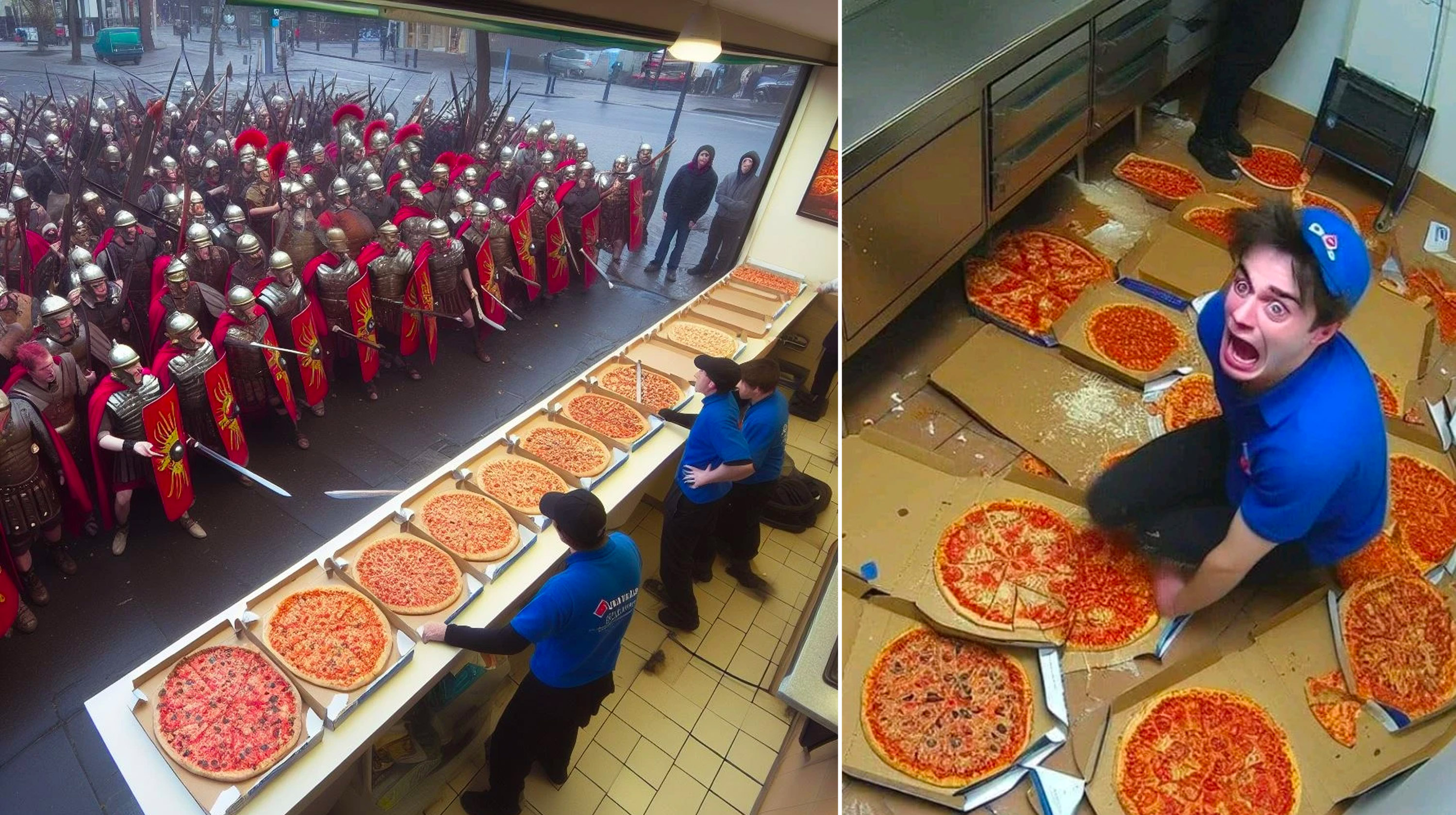 Domino's Pizza AI Images