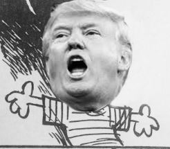Donald and Hobbes Meme Template