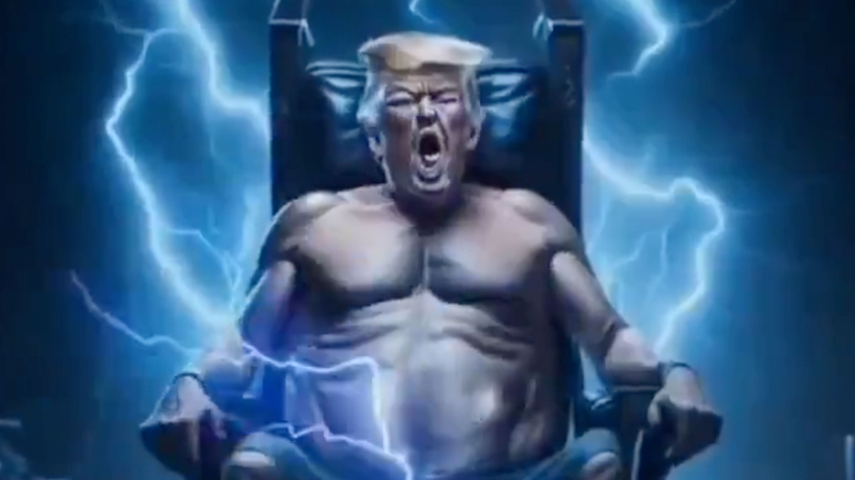 Donald Trump Electric Chair Meme Template