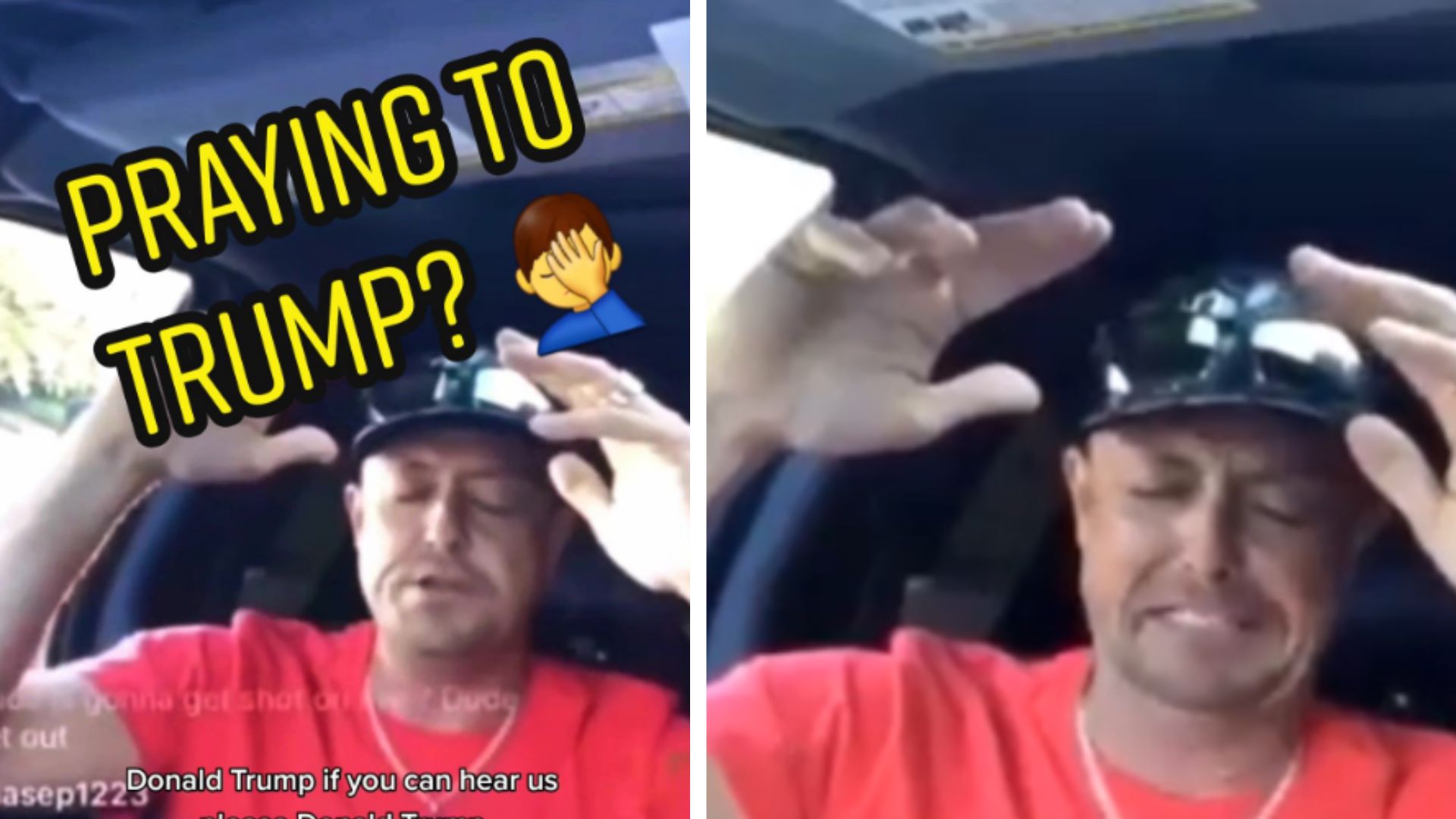 Donald Trump Please Save Us / Praying To Trump Livestream Arrest