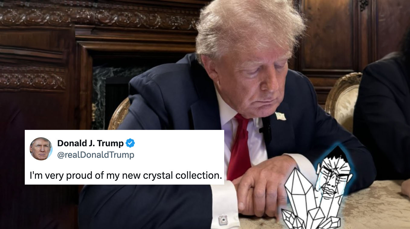 Donald Trump Trapping Liberals In Crystals