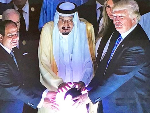 Donald Trump's Glowing Orb