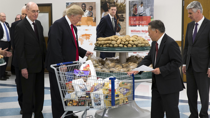 Donald Trump's Grocery ID Gaffe Meme Template