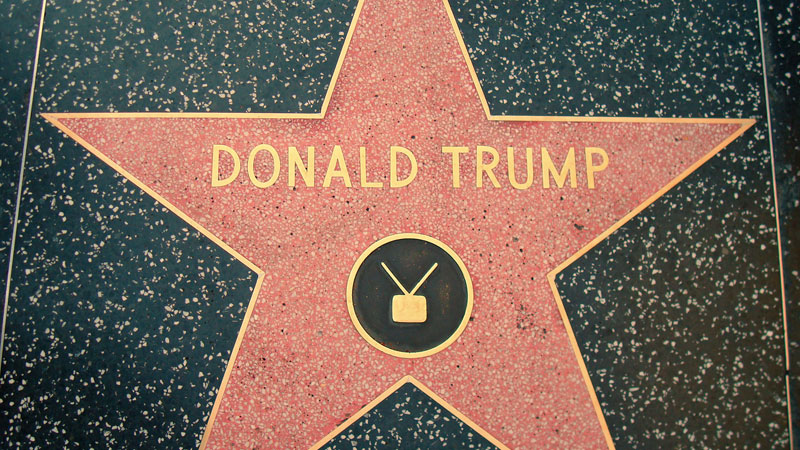 Donald Trump's Hollywood Star Meme Template
