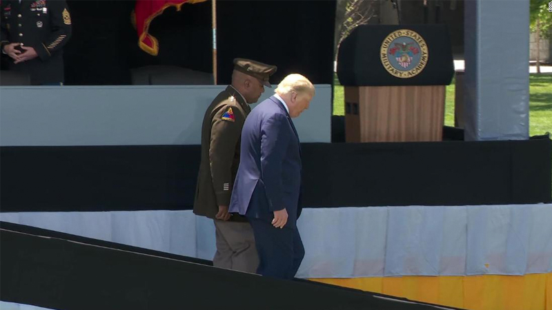 Donald Trump's June 2020 West Point Commencement Speech Meme Template