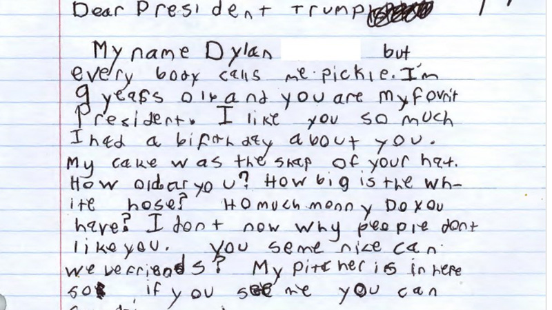 Donald Trump's Letter From Pickle Meme Template