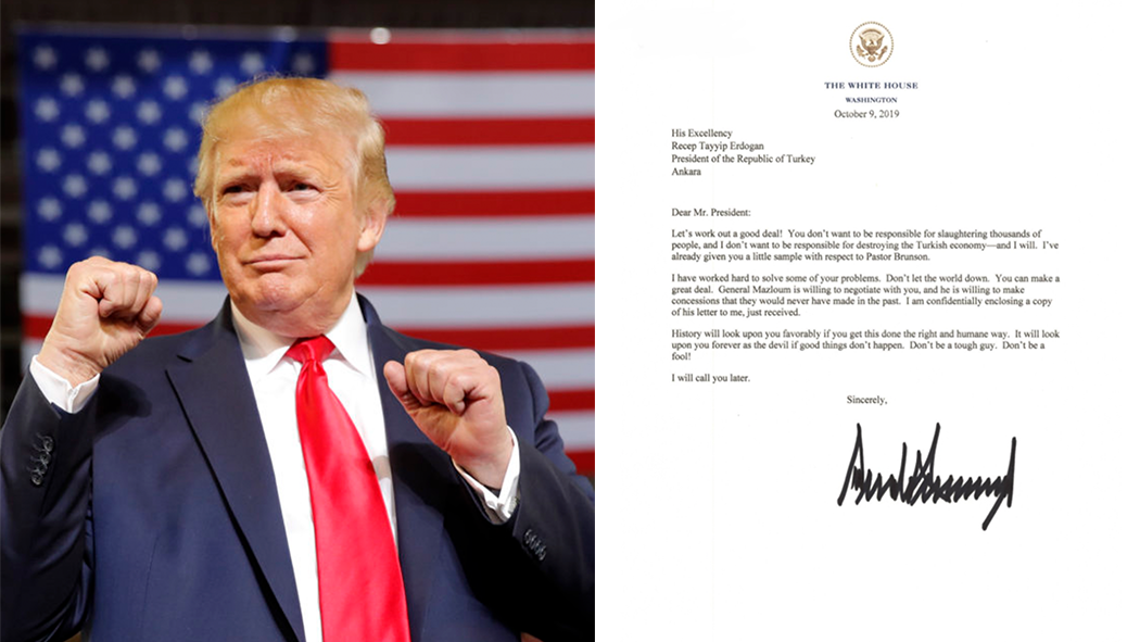 Donald Trump's Letter to Turkey Meme Template