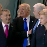 Donald Trump's NATO Summit Shove