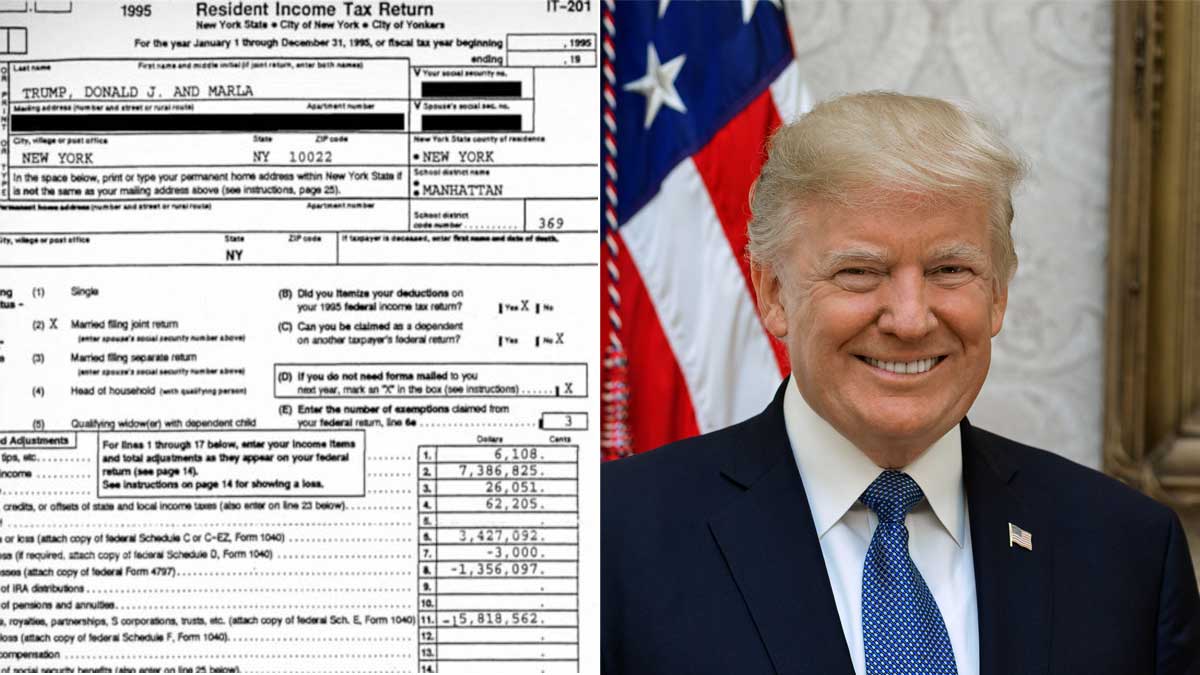 Donald Trump's Tax Returns Meme Template