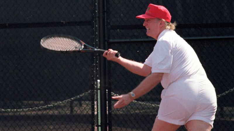 Donald Trump's Tennis Photo Meme Template