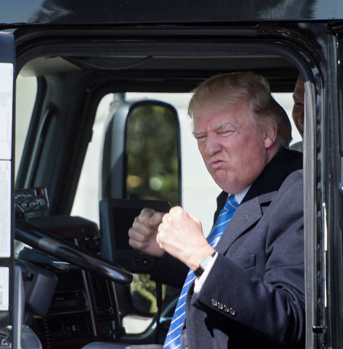 Donald Trump's Truck Photographs