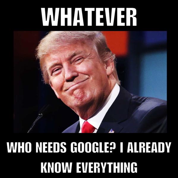 #DonaldTrumpsGoogleHistory Meme Template