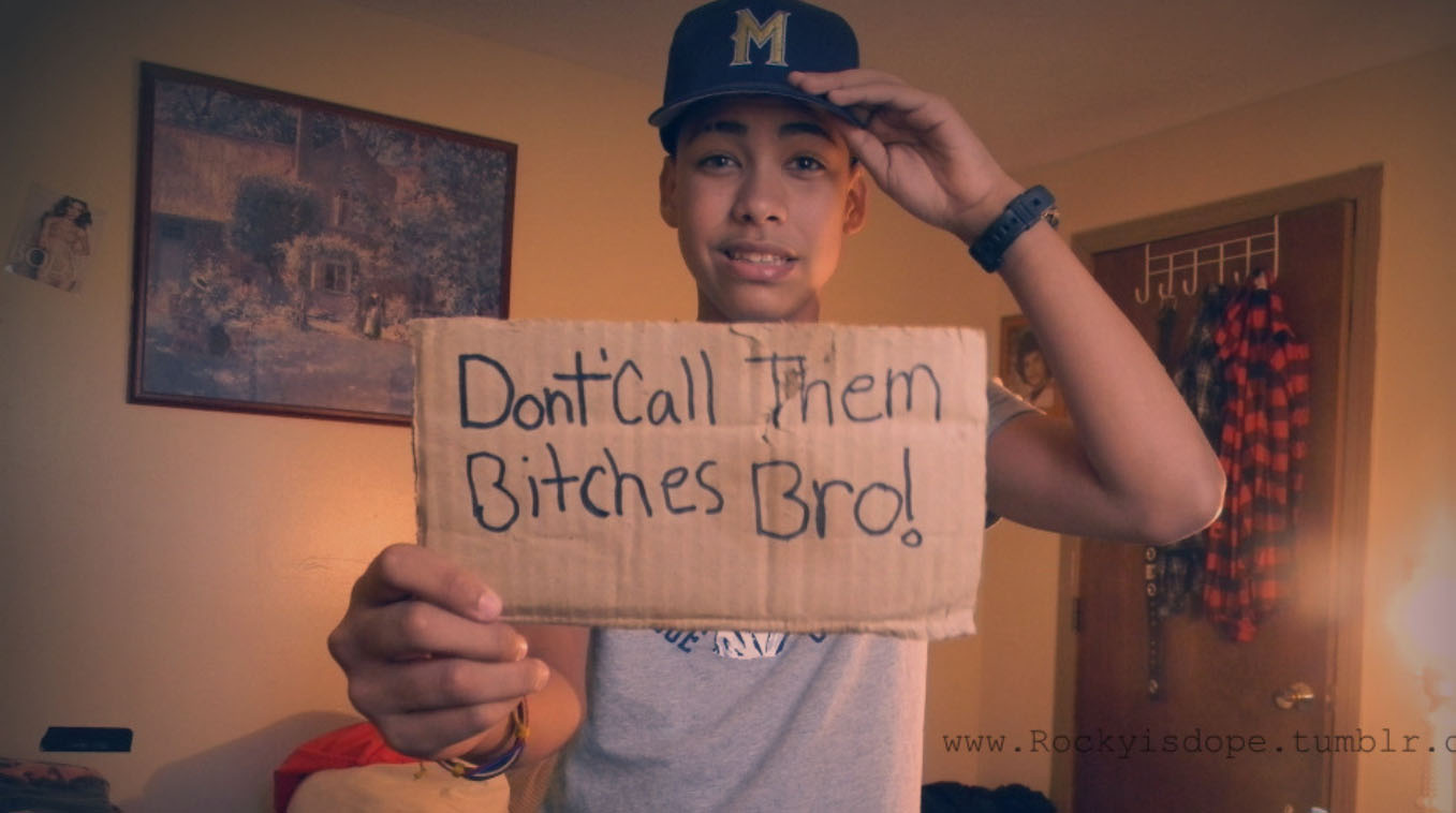 Don't Call Them Bitches Bro Meme Template