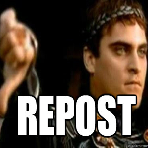Downvoting Roman / Commodus Thumbsdown Meme Template