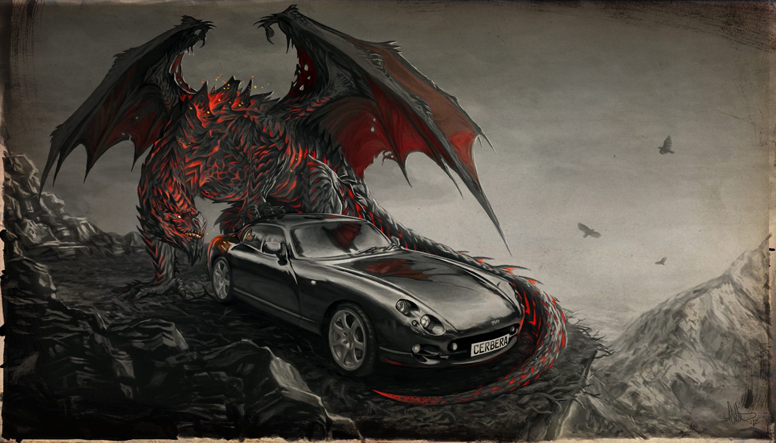 Dragons Having Sex with Cars Meme Template