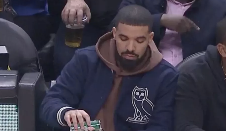 Drake's Courtside Reaction