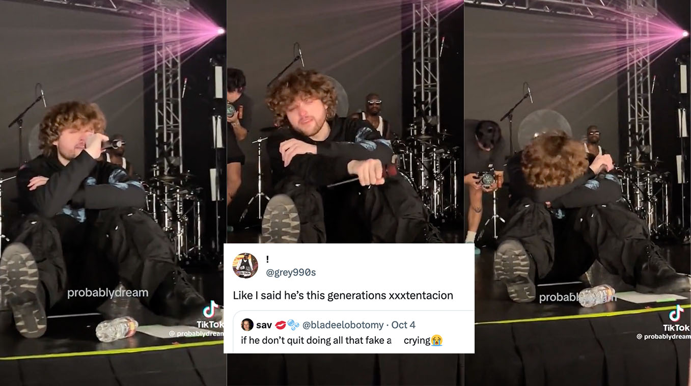 Dream Crying at His Concert