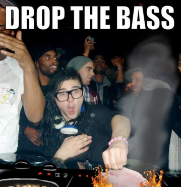 "Drop the Bass" Meme Template