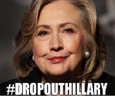 #DropOutHillary