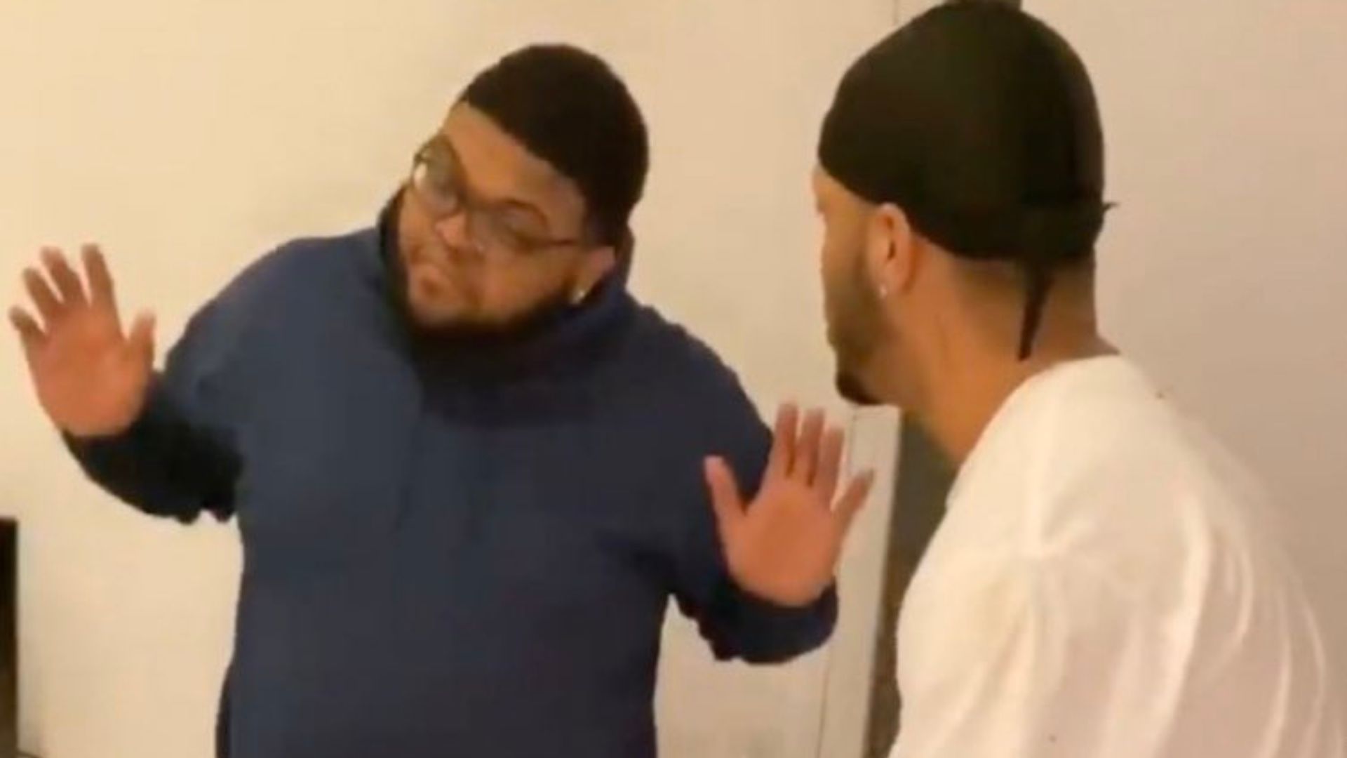 Druski's Hands Up Meme Template