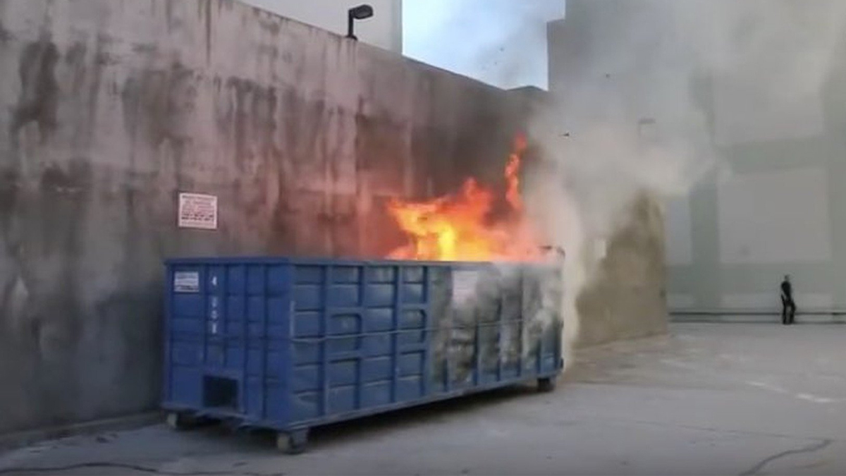 Dumpster Fire Meme Template