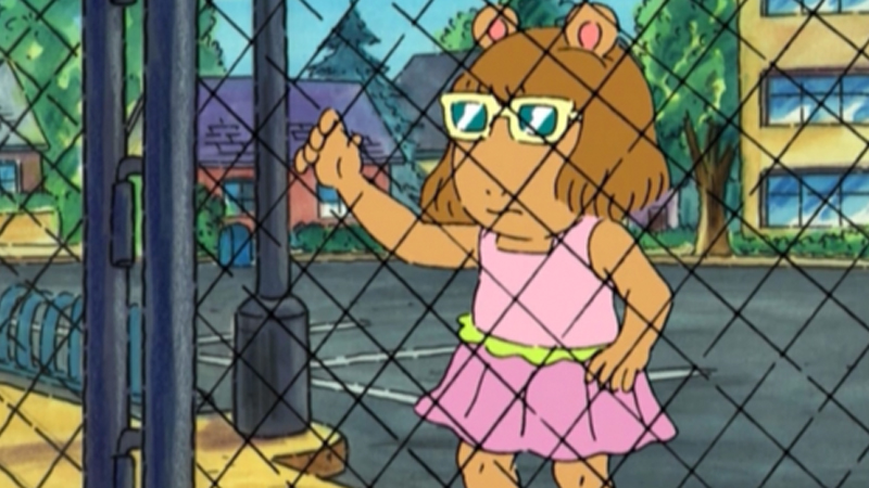 D.W. Holding Fence Meme Template