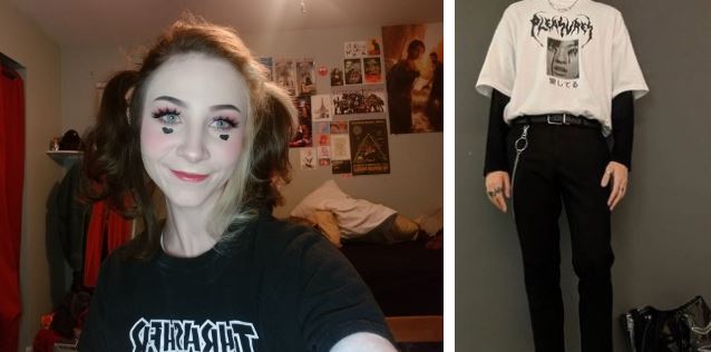 E-girl / E-boy Meme Template