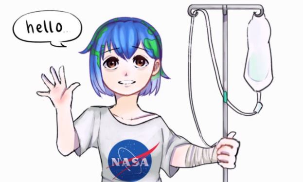 Earth-chan Meme Template