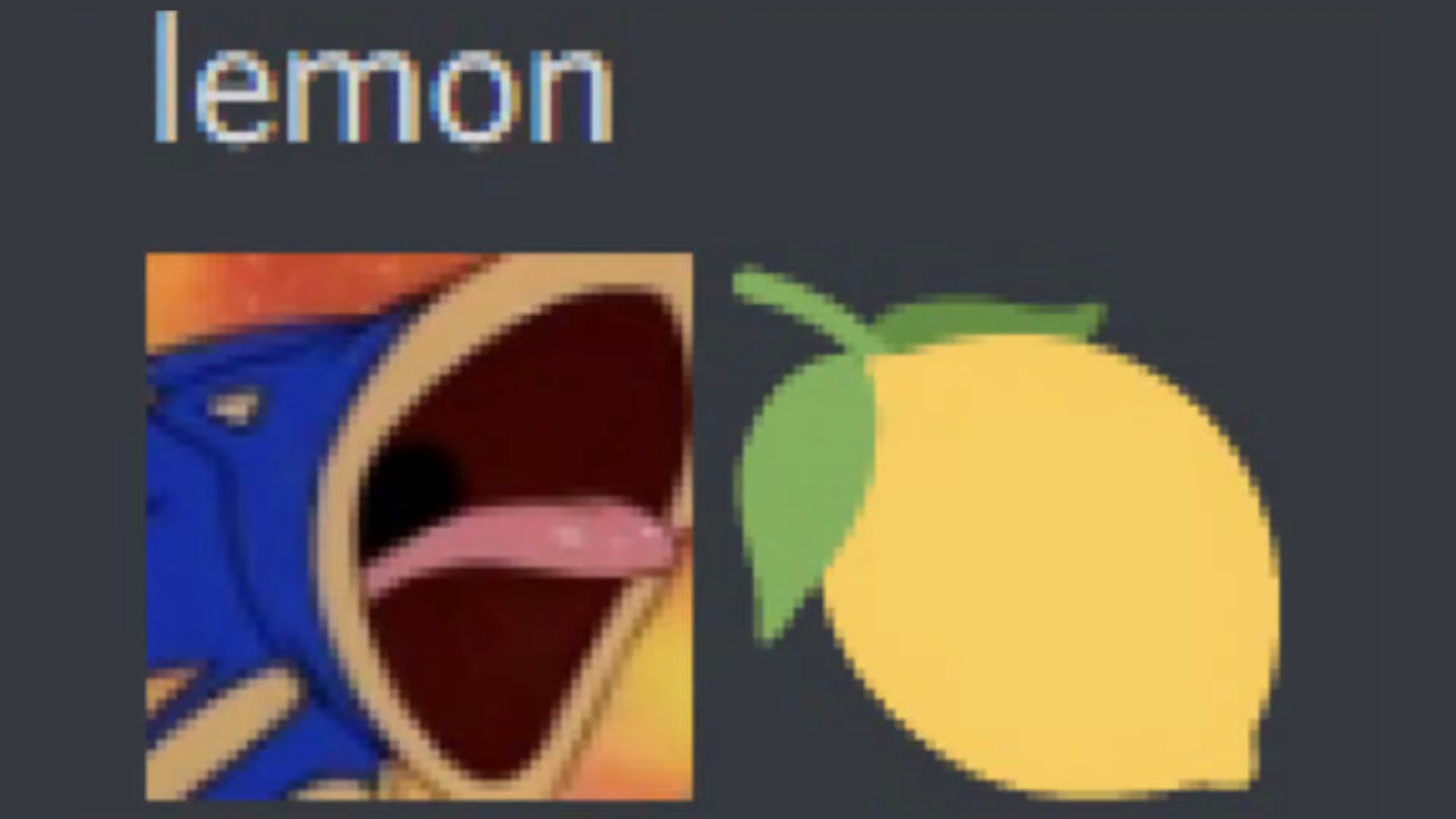Eats a Lemon and Dies Meme Template
