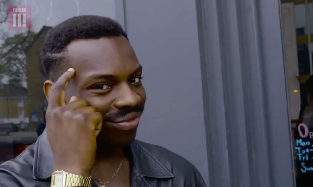 Eddie Murphy thinking Meme Template