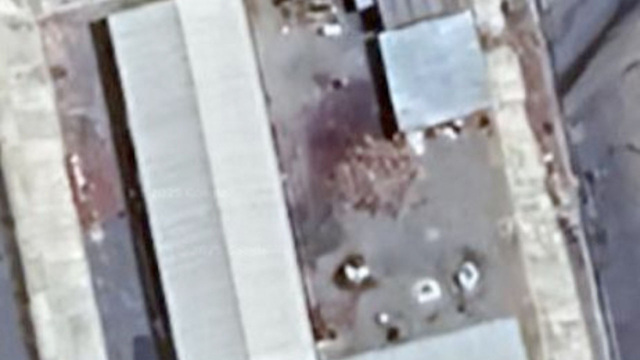 El Salvador CECOT Satellite Images Meme Template