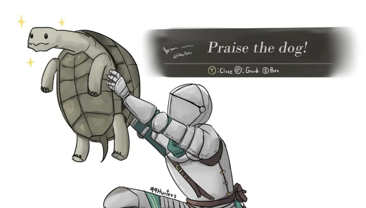 Elden Ring "Dogs" Meme Template